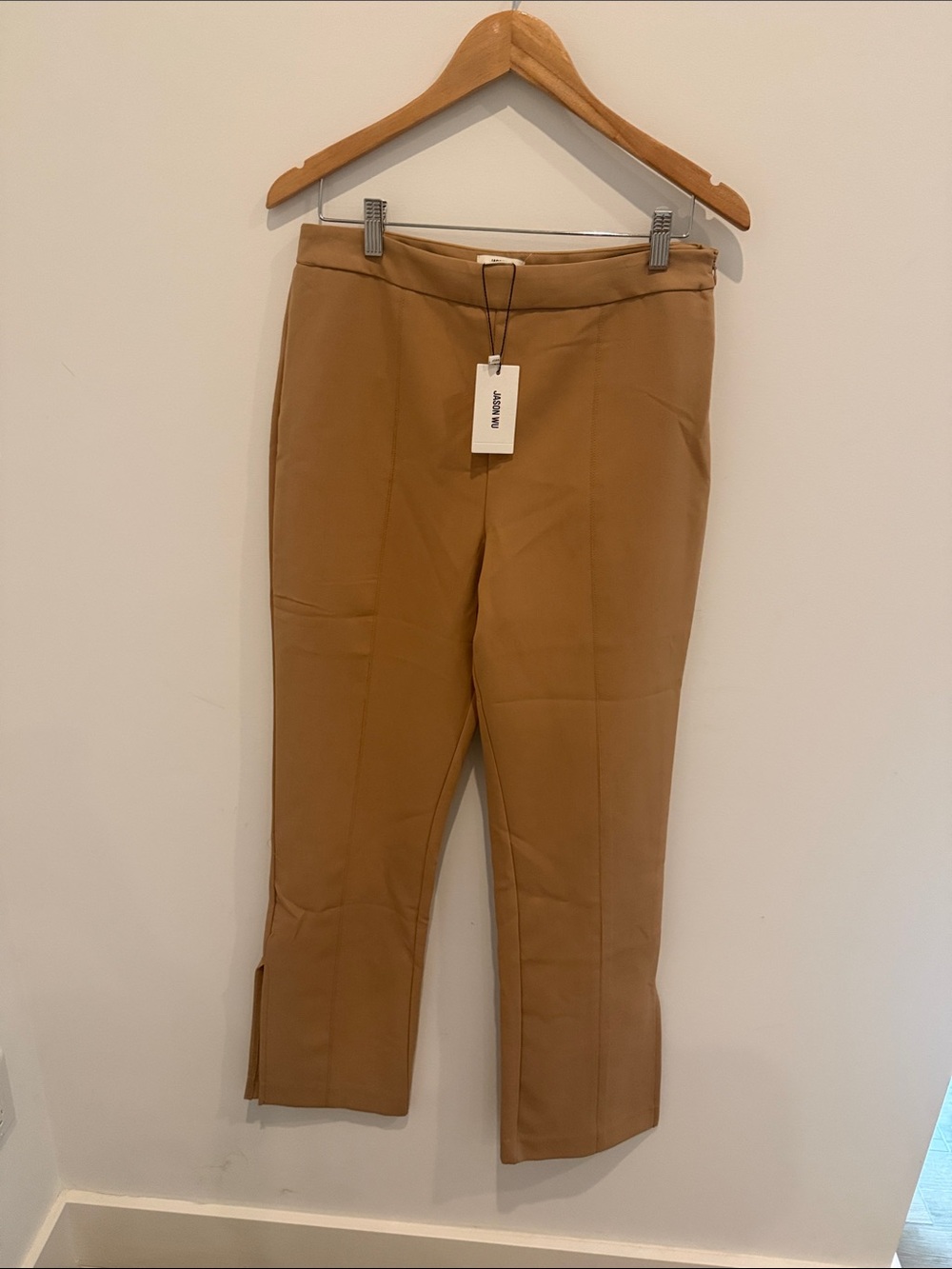 Jason Wu Tan Cropped Dress Pants